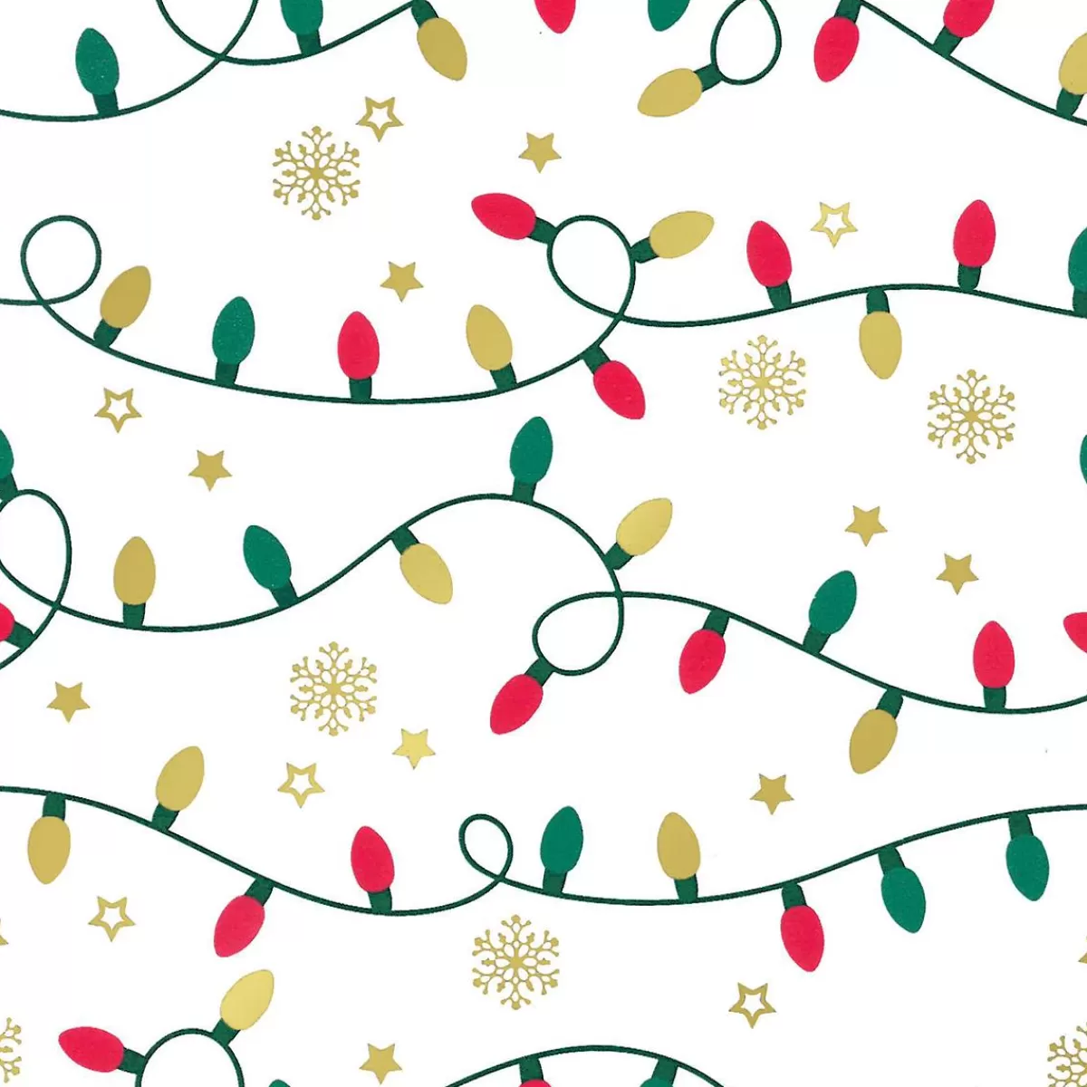 DecoWoerner Wrapping Paper Fairy Lights