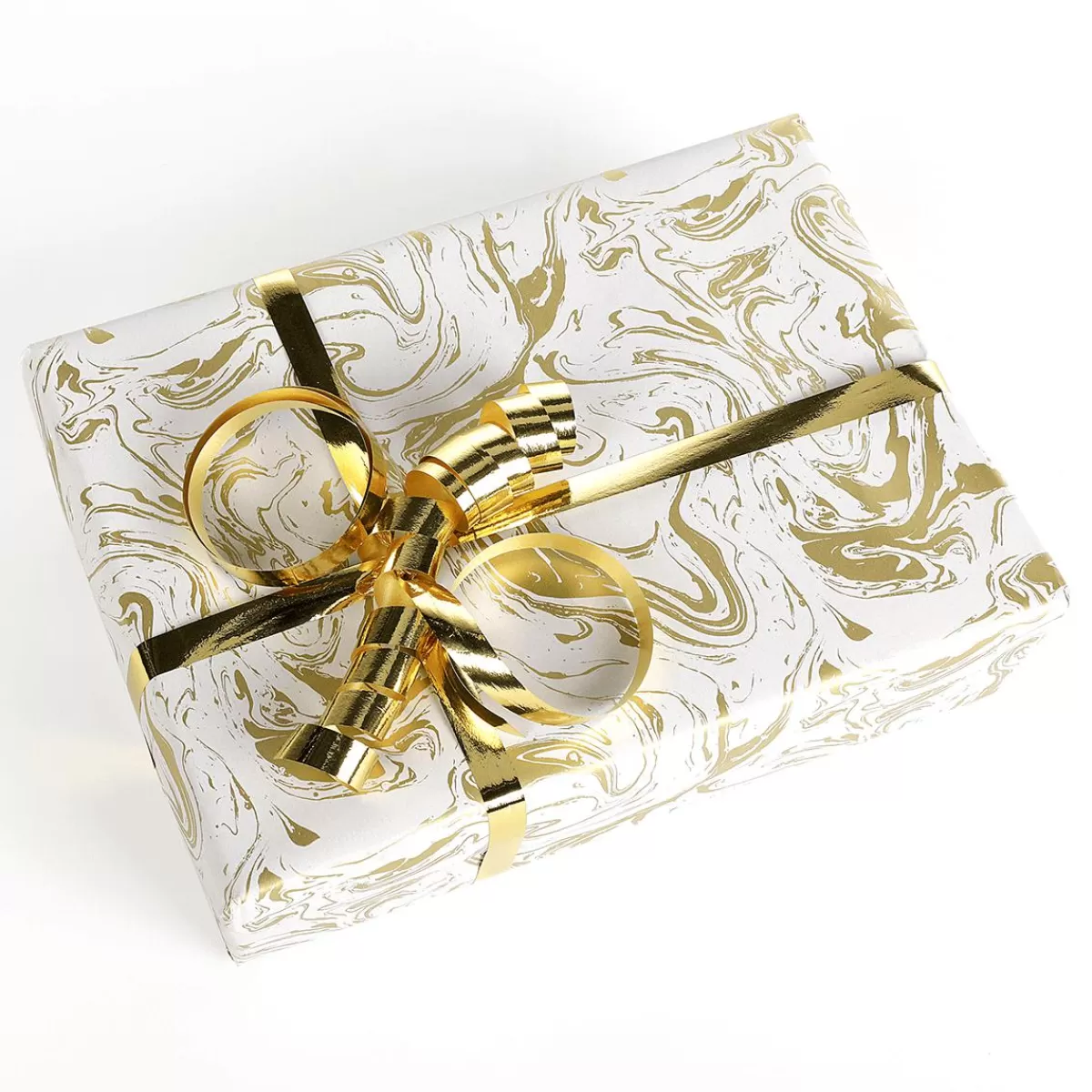 DecoWoerner Wrapping Paper Golden Marble