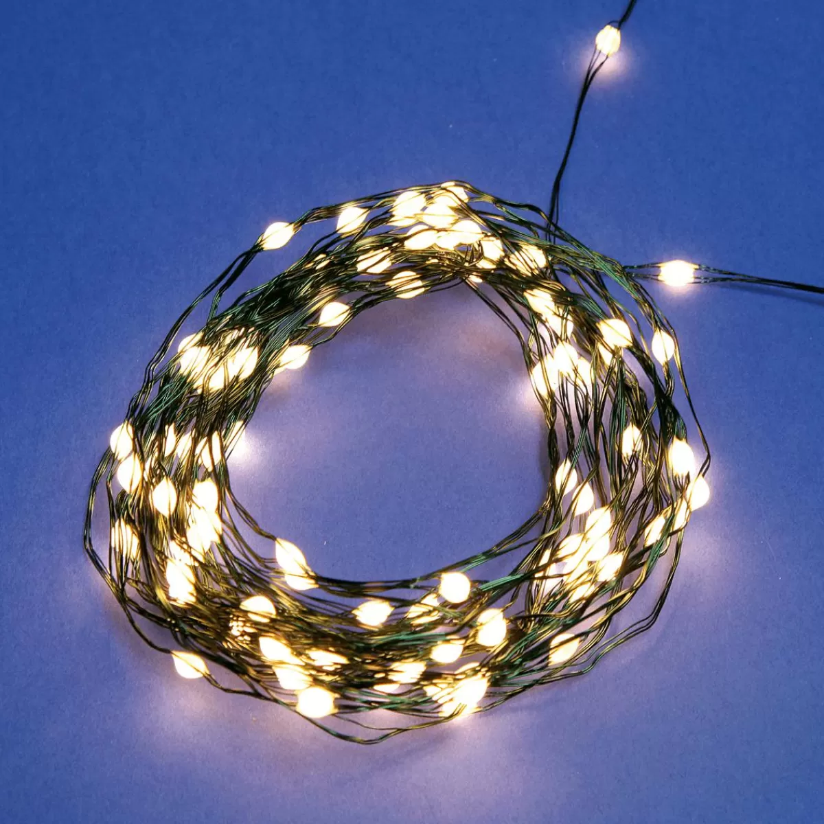 DecoWoerner XL LED Wire Rope Light For Outdoor Use, 100 LED, 10 M