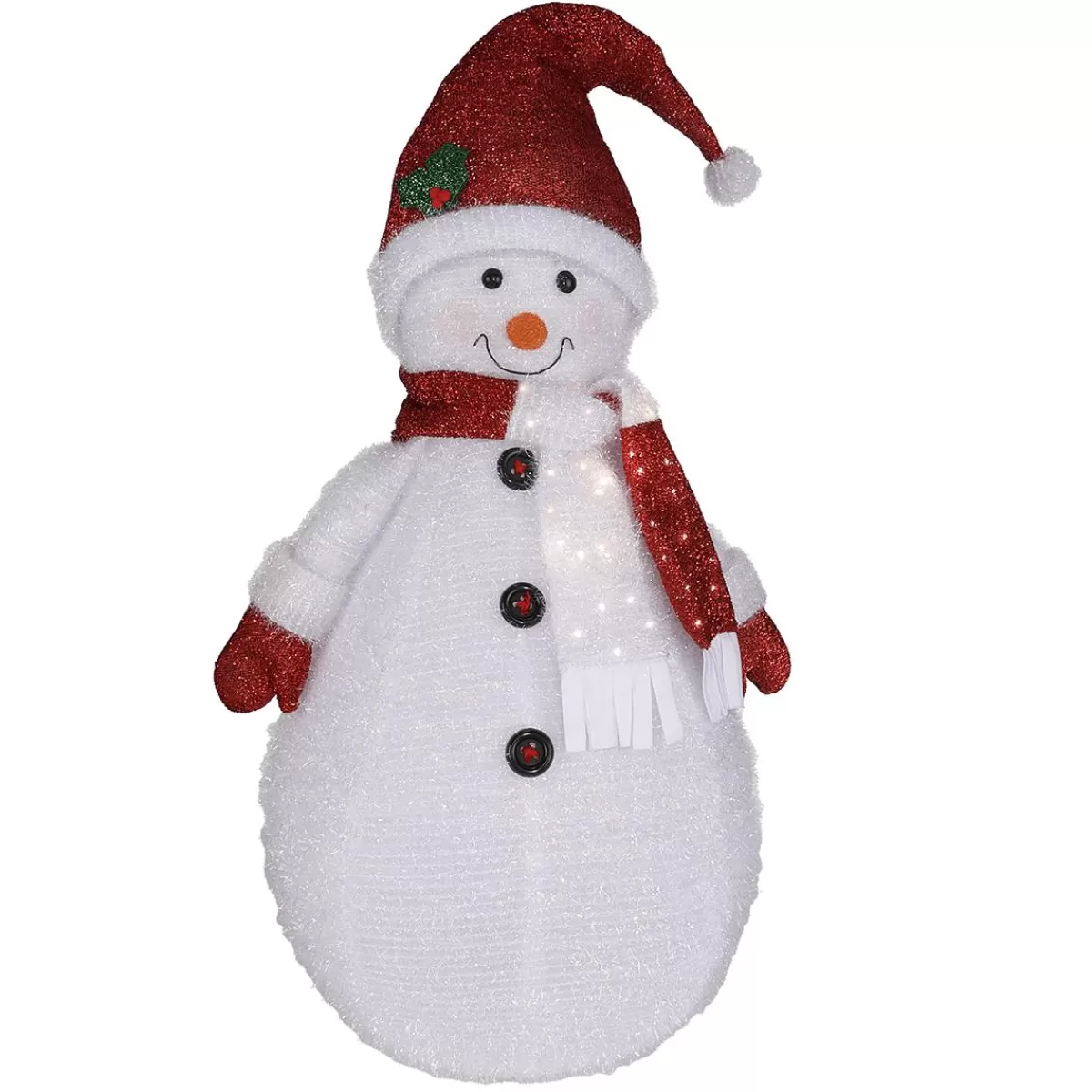 DecoWoerner XL Snowman Made Of Polyester 120 Cm