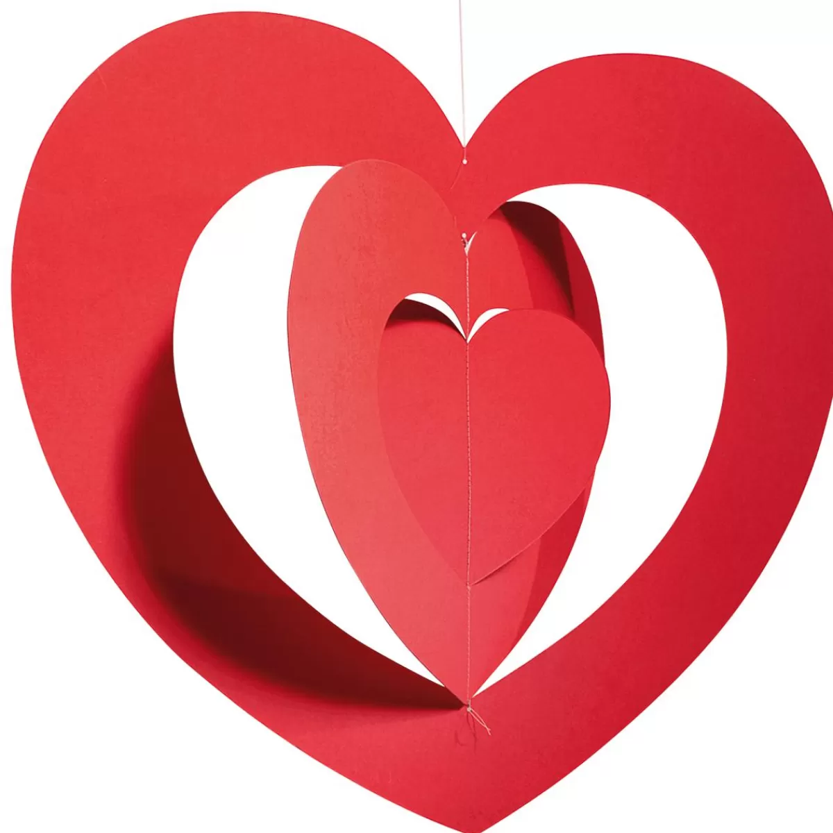 DecoWoerner XXL Hearts Hanger Ø 85 Cm, Flame Retardant