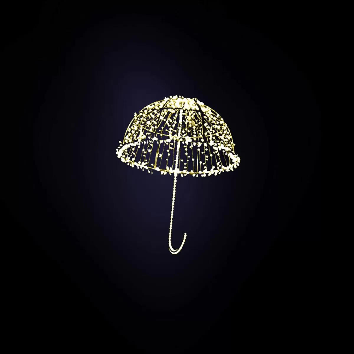 DecoWoerner XXL Light Object LED Umbrella 200 Cm