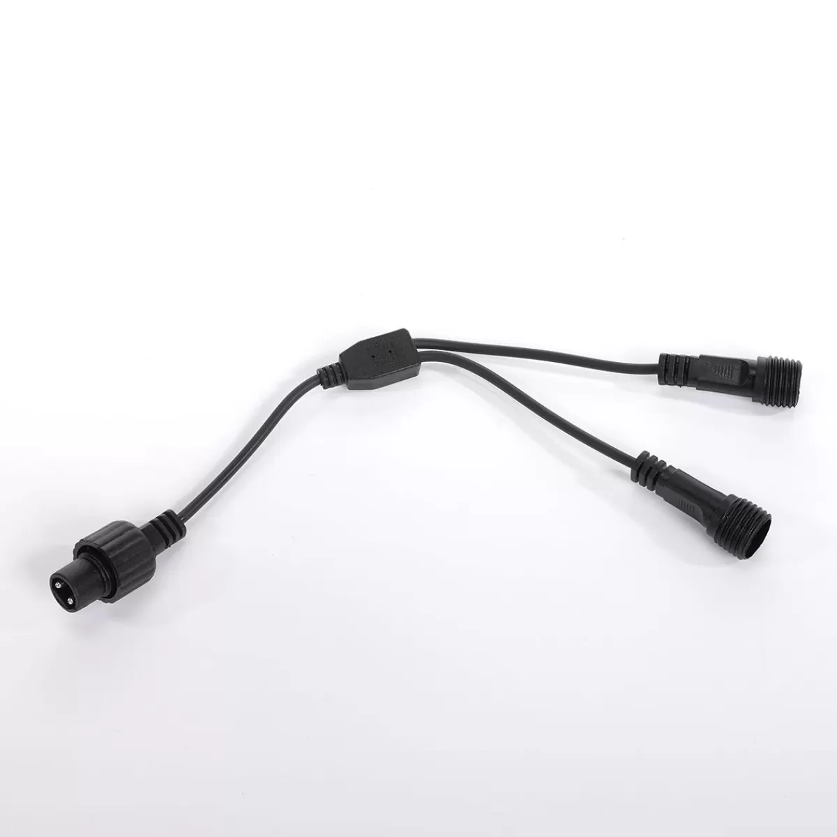 DecoWoerner Y-Connector For Fairy Lights Black 25 Cm